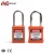 Import China Factory Waterproof Insulation Long Steel Shackle Pa Lock Body Plastic Safety Padlock from China