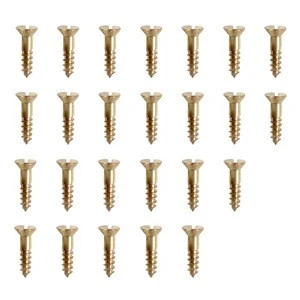 Chinese manufacturer Oukailuo M2.8x14mm Solid Brass Flat Head Slotted Wood Screw
