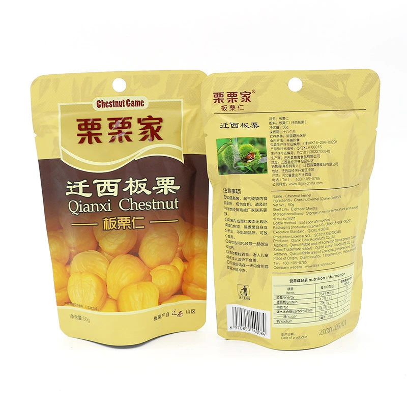 Chinese Manufactures Good Quality New Crop Peeled Vacuum Packed Fresh Sweet Organic Roasted Edible Instant Sweet Chestnuts