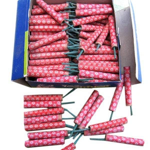 Chinese Red Firecracker Color Round Firecrackers For Christmas Celebration