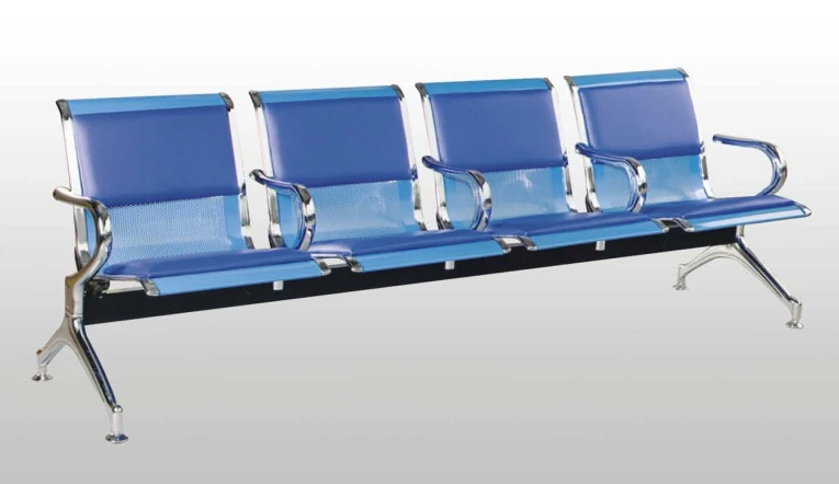 Chinese Supplier ISO CE Approved YONGXING Power Coating Airport Seating Public Stainless Steel Waiting Beautiful Chair