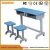 Chinese Suppliers  School equipment coaching single double  table and chair set