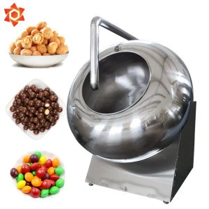 Chocolate tablet coating frying sugar pan peanut coating machine price