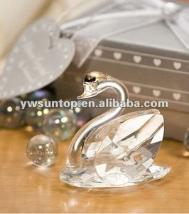 Choice Crystal Swan Craft for wedding And Baby Shower