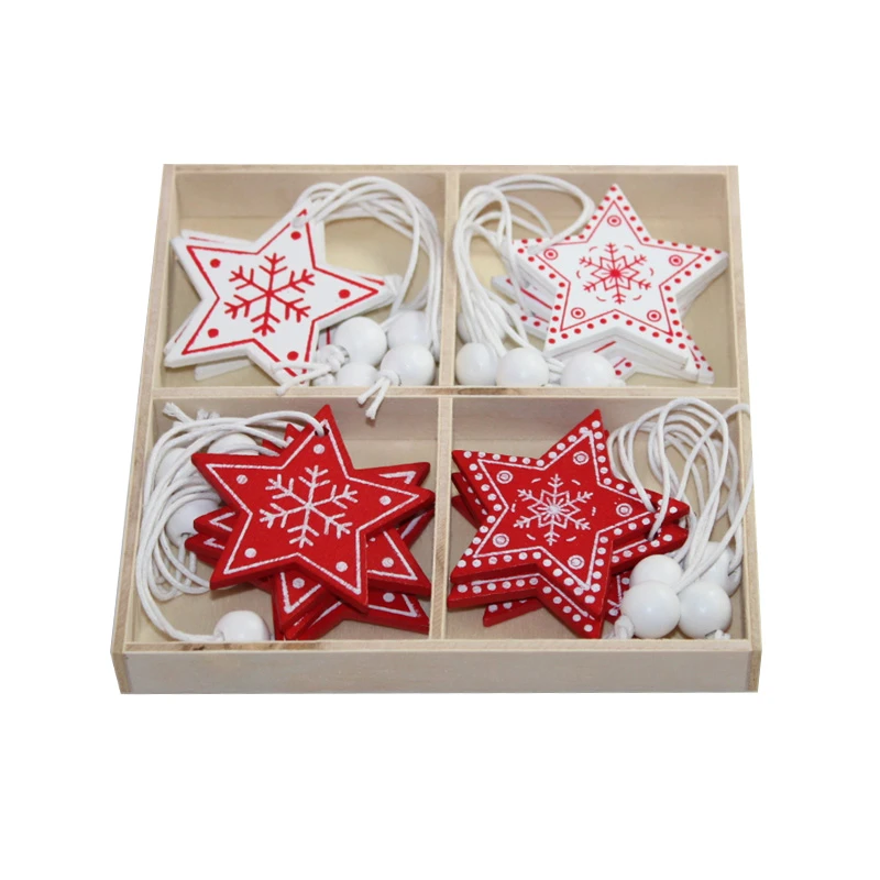 Christmas decoration wooden beads ,decoration wooden pendant,wooden craft pendant