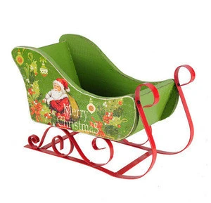 christmas sleigh craft,christmas decoration supplies,wooden christmas decoration