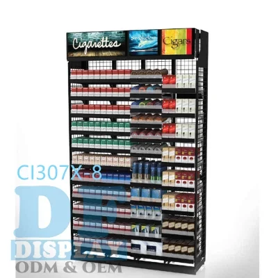 Cigarette Display Fixture Counter Electronic Cigarette Display Stand Rack Australian Tobacco Cigarette Display Cabinet