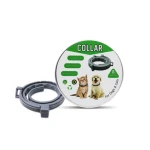 Claming dog collar for Dogs - 8 Months Protection Flea and Tick Collar - Adjustable, Waterproof & Natural