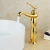 Import Classical design gold plated brass basin faucet  Single Handle Bathroom water Tap Faucet from China