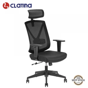 CLATINA Tito pro Swivel Ergonomic Mesh Office Desk Chair with Headrest