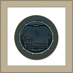 Clock Inserts / Clock Fit-ups / Clock Head Dia.108mm (4 1/4 inches) with aluminum bezel and glass lens Model MT108GWR