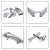 Import CNC Aluminum Alloy Aviation Sandblasted Aircraft Spare Parts And Metal Machining Hardware Products from China