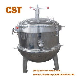 commerce use fish beef meat industrial electric pressure cooker
