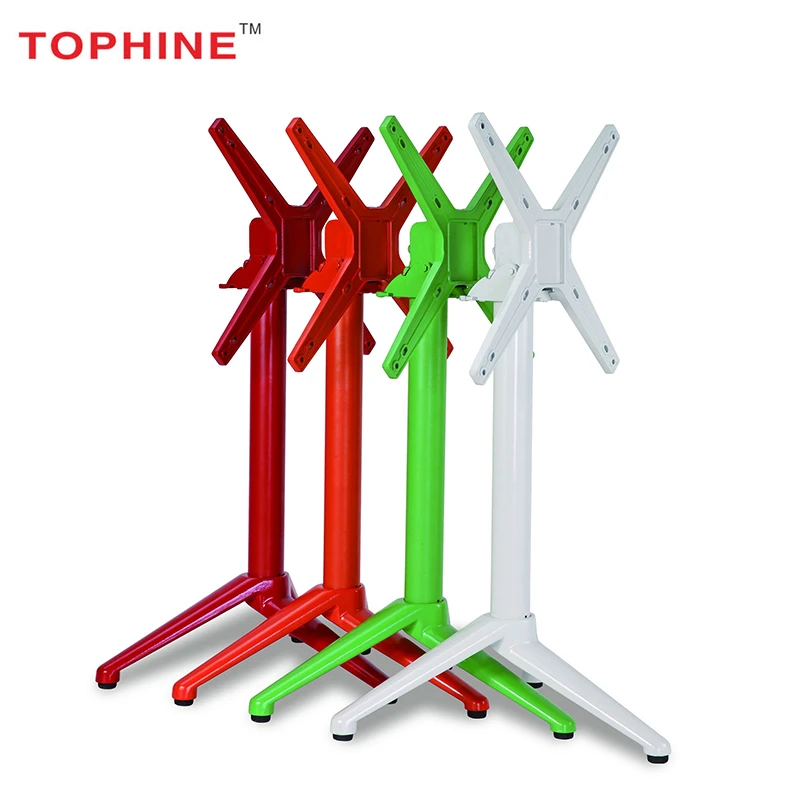 Commercial Contract Removable Table Base /Foldable Triangle Base Metal Table Legs