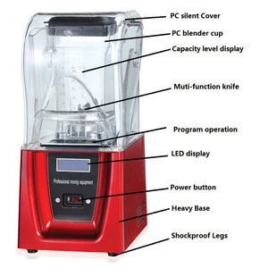 Commercial Electric Blender with Sound Cover /Industrial Blender with Silent Proof