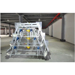 Commercial quail broiler laying cages feeding equipment