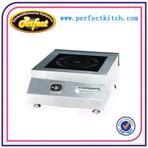 Commerical tabletop induction cooker with single wok