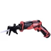 Compact efficient electric reciprocating saw speed adjustable safety protection with 12V lithium battery