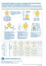 Compact ultra-small chain hoist lifting tools with high performance