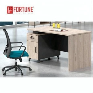 Computer Desk Table Office Furniture PC Small Size Desk For Staff With Locking Drawers