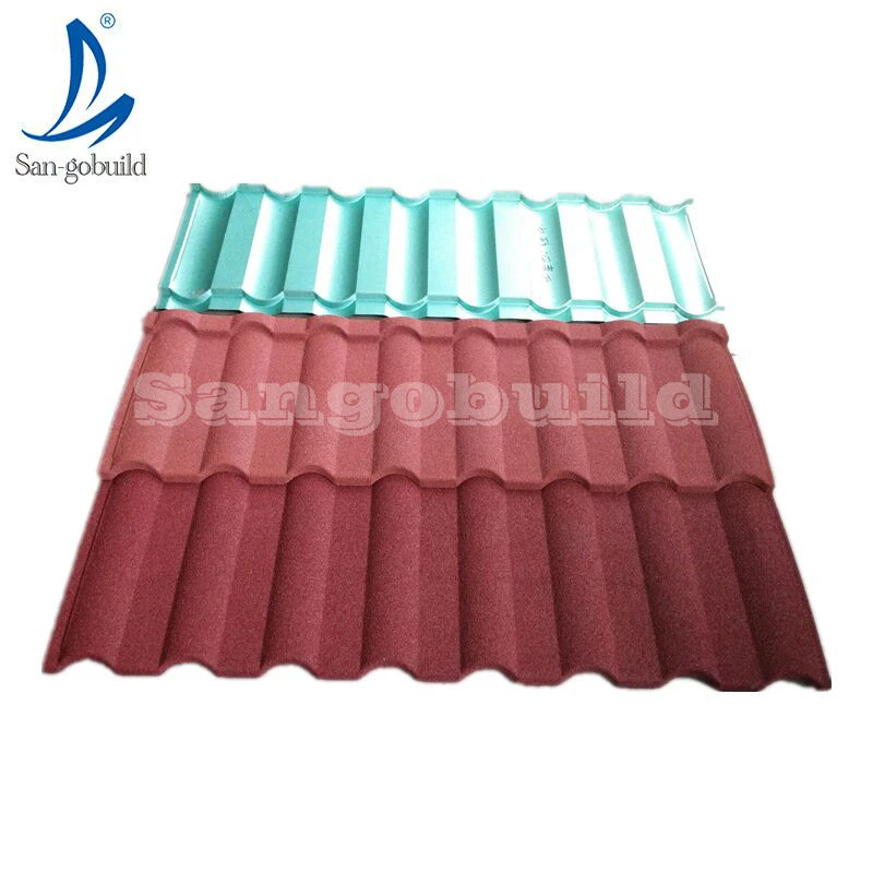 Construction Material Galvalume Metal Roofing Tiles Houses, Factory Price Shingle Types of Iron Sheets in Kenya Nigeria