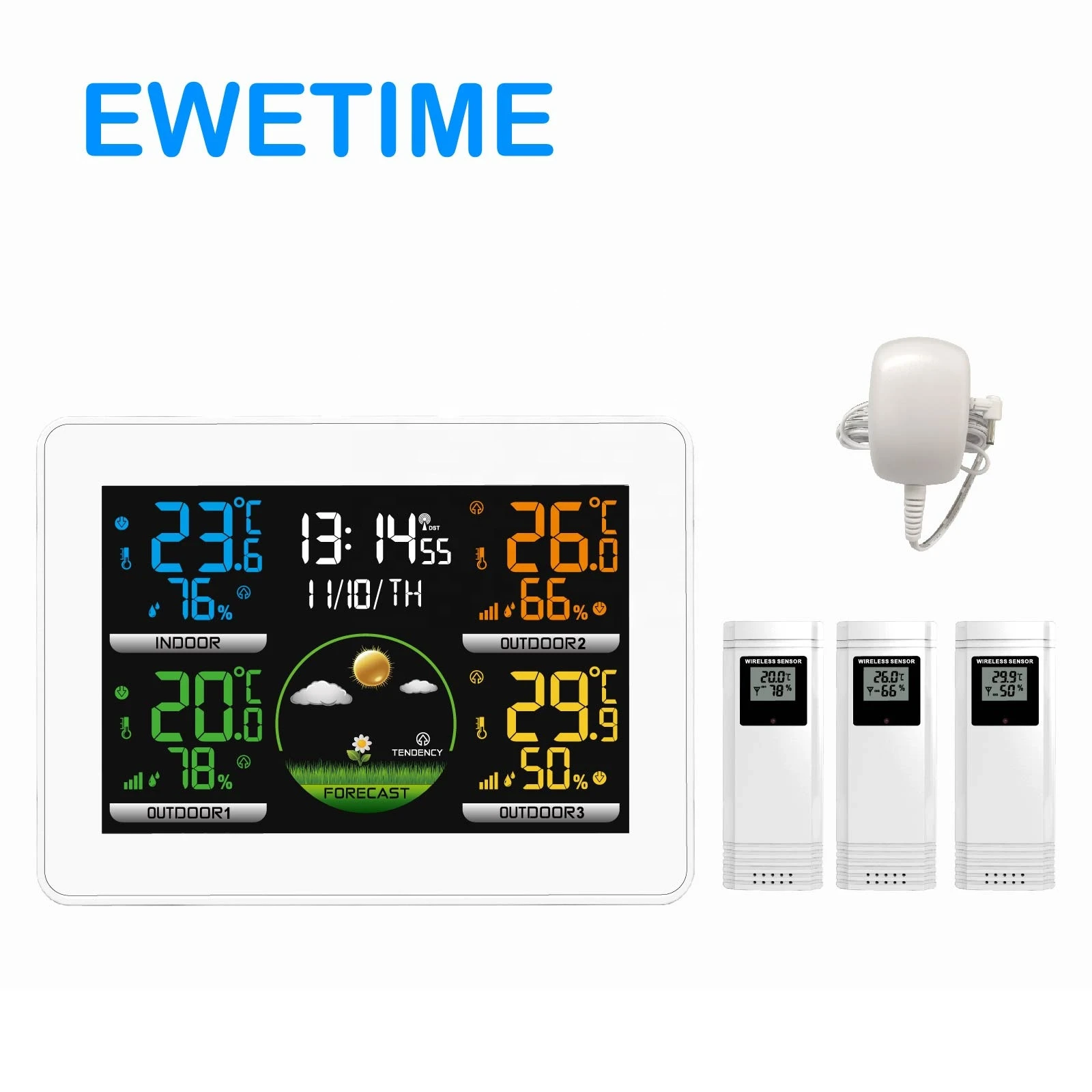 consumer electronics digital thermometer with weather station in temperature instruments