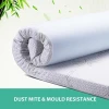 Cool Gel Mattress Topper Ecologic Elastic Queen 7CM Bamboo Fabric Cover Foam Memory Topper Mattress