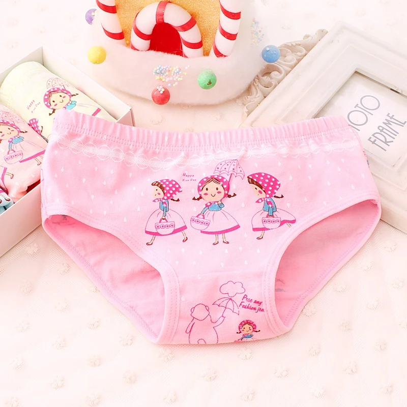 Cotton childrens triangle underwear wholesale girls underwear underwear models