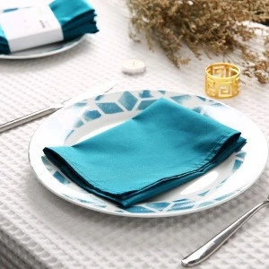 Cotton Napkins Woven Fabric Table Cloth for Home Hotel Restaurant Use Sateen Twill 38x38cm Multi Colors fabric napkins