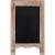 Import Country style brown frame decorative double-sided blackboard shelf household blackboard from China