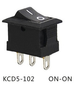 CQC KCD5-102 kcd5 On-on 3A 250VAC 6A 12VDC momentary rocker switch