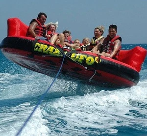 Crazy UFO! Adults Inflatable towable sports game for water park