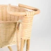 Creative Handmade Bicycle Woven Natural Rattan Wicker Basket Bread Fruit Basket Wine Rack ZL051