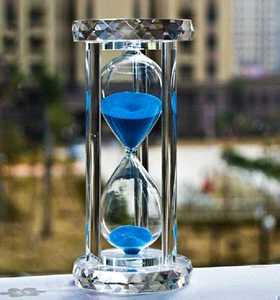 Crystal desktop hourglasses 30 minutes