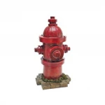 Custom Dog Fire Hydrant Yard Garden Indoor Outdoor Resin Statue 14"