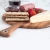 Import Custom food cutting steak serving cheese round wooden chopping board set with handle for kitchen furniture from China