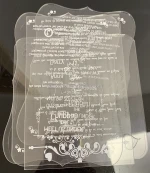 custom glass wedding invitations wholesale