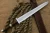 Import Custom Handmade Damascus Steel Hunting Sword (Hand Forged)  with Brass Spacer and Steel Guard and Wooden Handle from Pakistan
