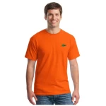Custom heavy tees thick Cotton tshirts High Collar big and tall Fit Mock neck black t shirt
