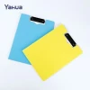 Custom  high quality pp Plastic clipboard in A4 size for office