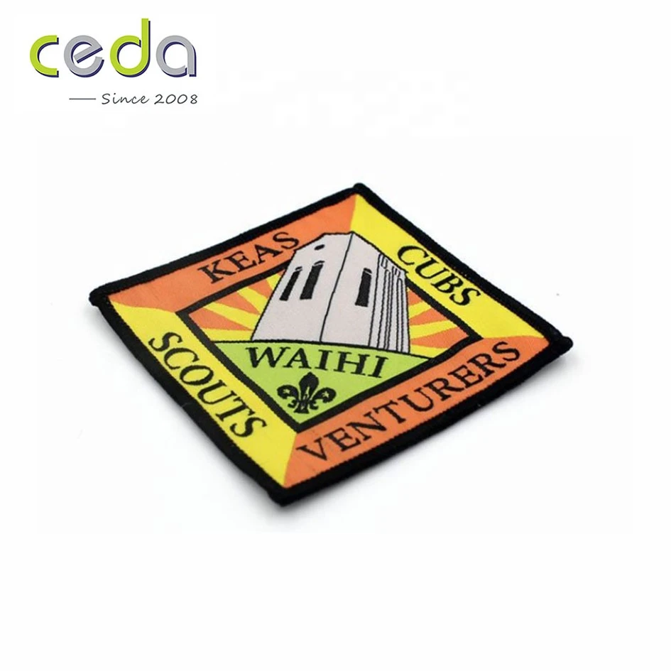 custom Hot Selling  Woven embroidery Patch