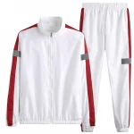 Custom logo mens sportswear large size loose zipper jacket running jogging fitness exercise leisure suit sports suit