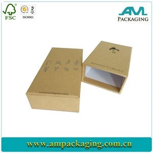 custom match cardboard box wrapped by brown kraft paper for matchstick wholesale