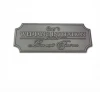 custom metal nameplates and engraved logo aluminum name plate