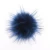 Import Custom Mix Colors Long Fluffy Hairs Synthetic Raccoon Fur Pom Poms from China