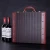 Import Custom packaging leather wine box luxury PU leather gift glass wine box in stock from China