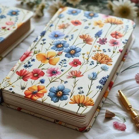 Buy Custom Printed Beautiful Pattern Notebook Reusable School ...