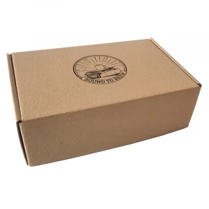 Custom printed corrugated packaging box 3 ply E flute small customized Mailer box carton boxes