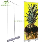 Custom  printing aluminum pull up display roll up display advertising open house banner stand pull up display stand