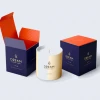Custom  printing high quality paper board candle packaging box